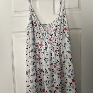 LOFT Beach Floral Maxi Sundress